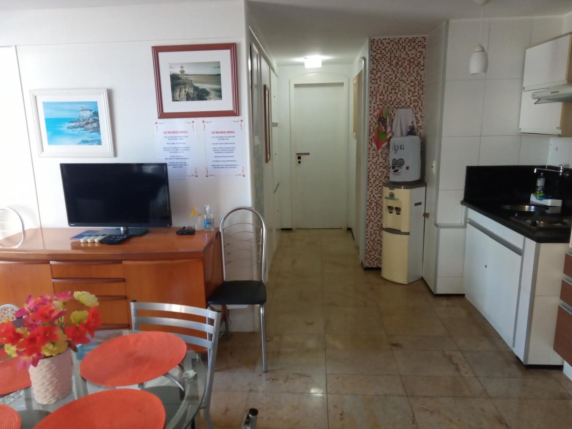 פורטאלזה Flat Mar Brasil Tropical - Apartamento De 2 Quartos Com Suite E Vista Do Mar מראה חיצוני תמונה