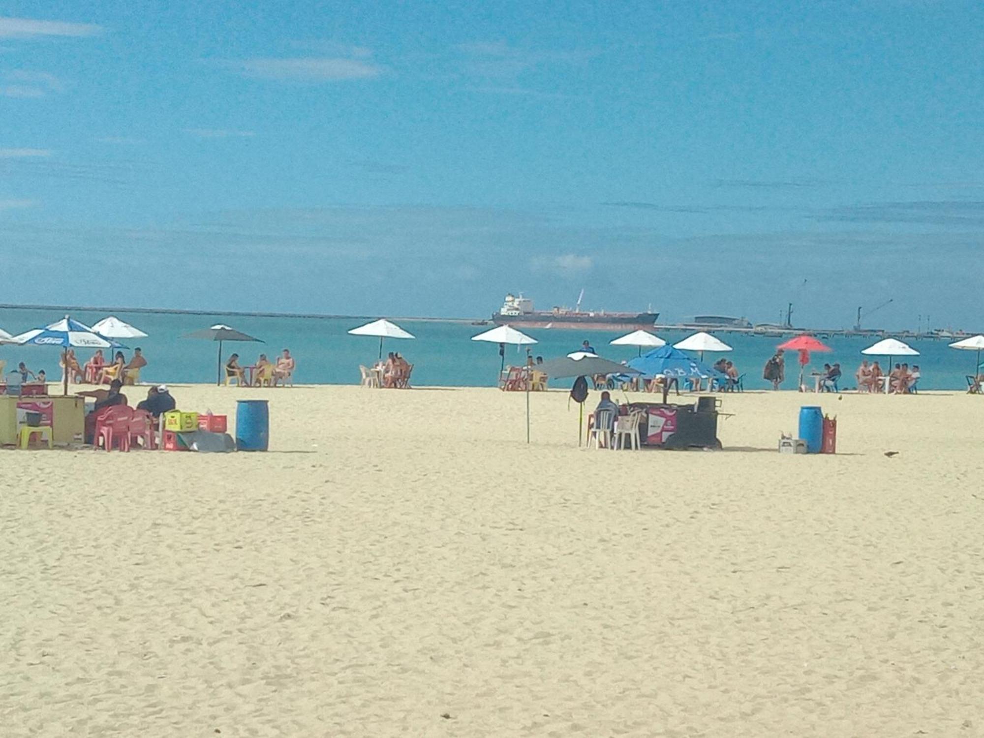 פורטאלזה Flat Mar Brasil Tropical - Apartamento De 2 Quartos Com Suite E Vista Do Mar מראה חיצוני תמונה