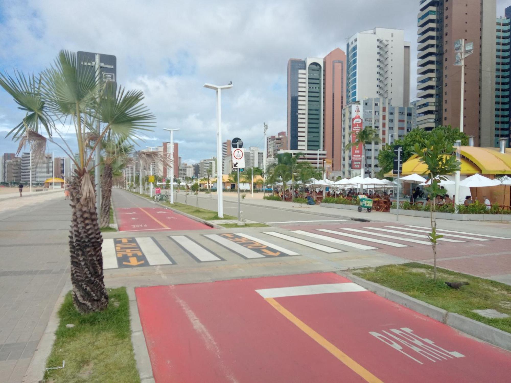 פורטאלזה Flat Mar Brasil Tropical - Apartamento De 2 Quartos Com Suite E Vista Do Mar מראה חיצוני תמונה